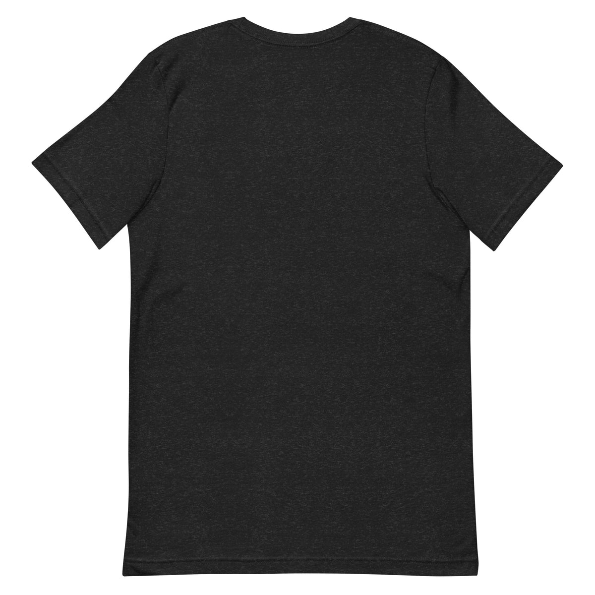 T-shirt Ghana +233 noir, vue de dos, coton uni sans impression