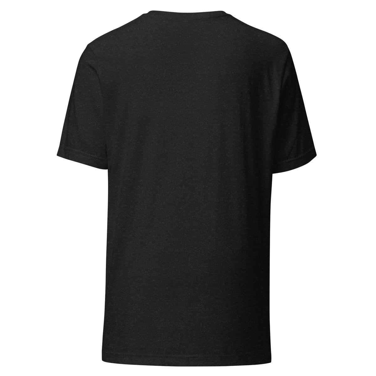 T-shirt Suisse +41 - Noir avec drapeau floqué effet éclaboussure de peinture - vue de dos - Indicatif Fier