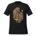 T-shirt Noir King Africa - vue de face - African Generation