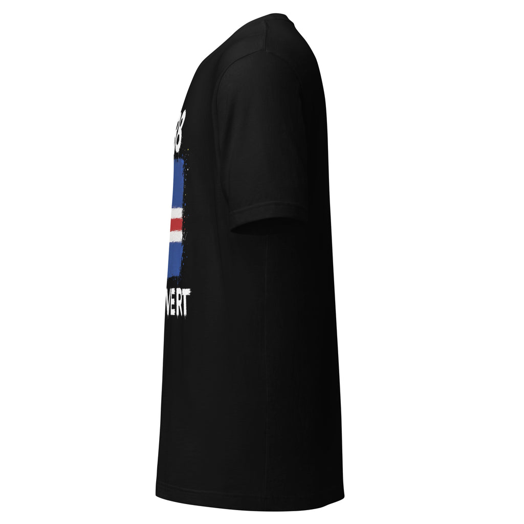 T-shirt Cap-Vert +238 noir vue de profil gauche