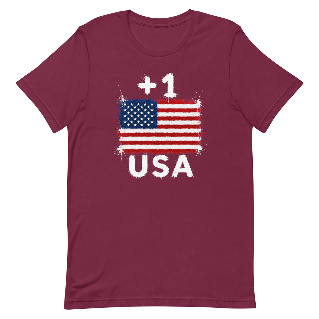 T-shirt USA avec logo drapeau américain