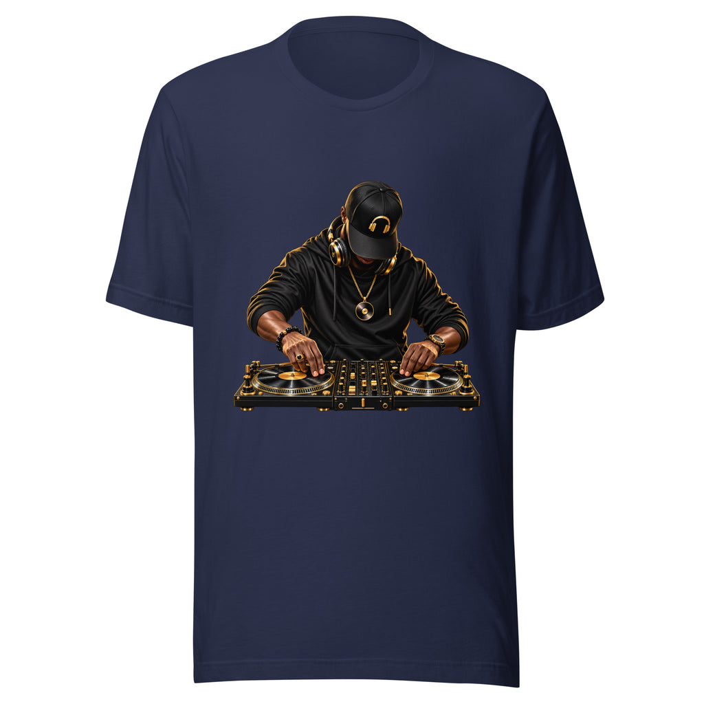 T-shirt Marine Dj Klassic Ethnik - vue de face - African Generation