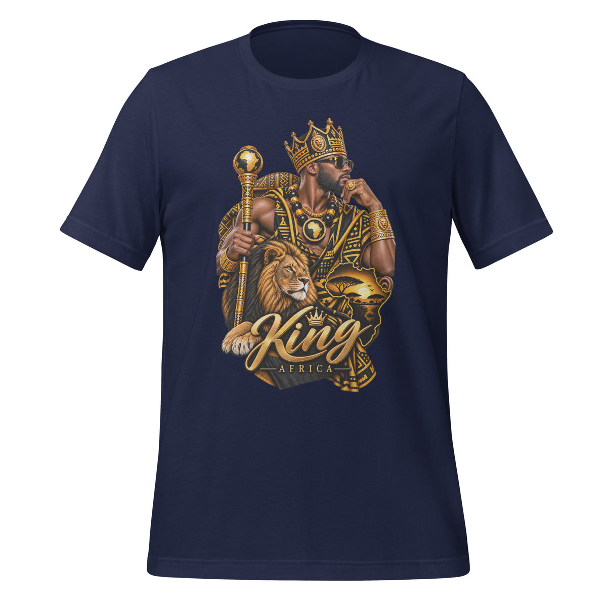 T-shirt Marine King Classic - vue de face - African Generation