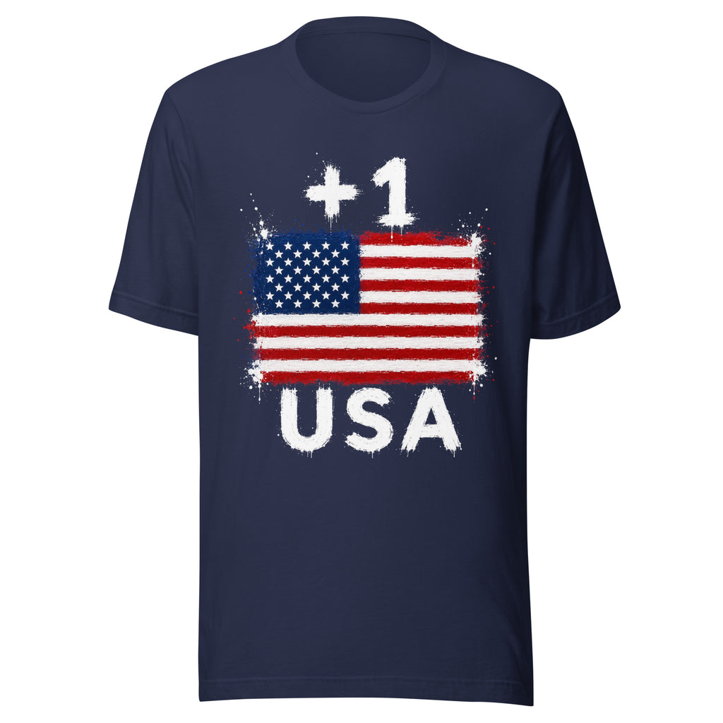 T-shirt USA avec logo drapeau américain
