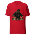 T-shirt Rouge Dj Klassic Ethnik - vue de face - African Generation