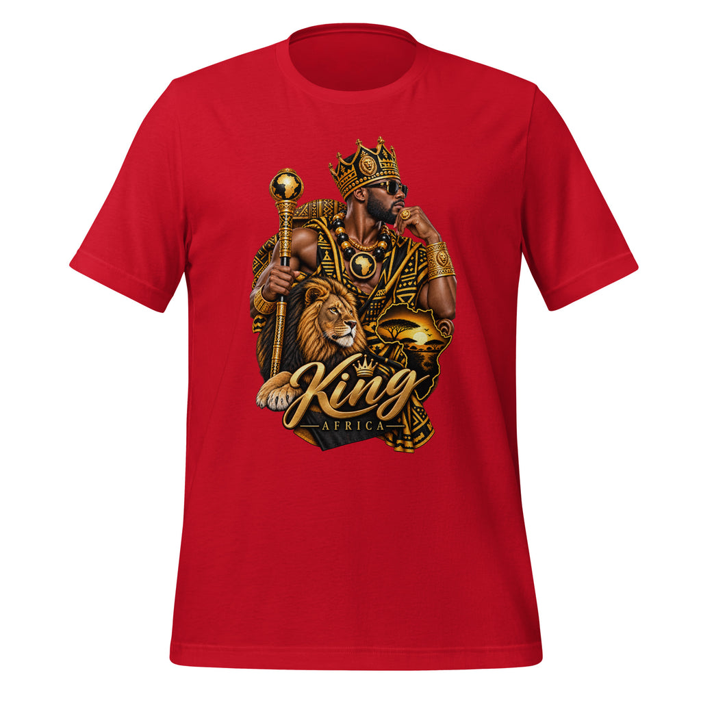 T-shirt Rouge King Classic - vue de face - African Generation