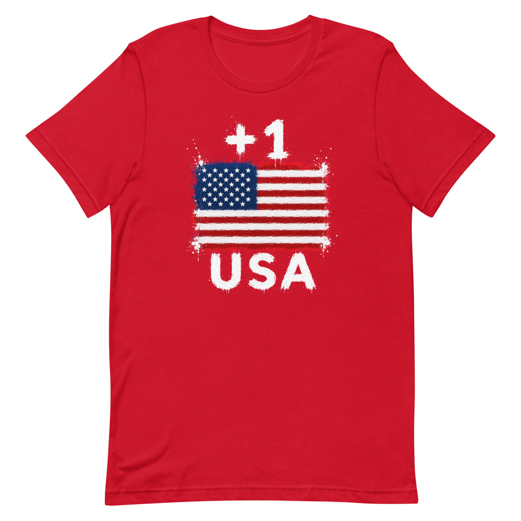 T-shirt USA avec logo drapeau américain
