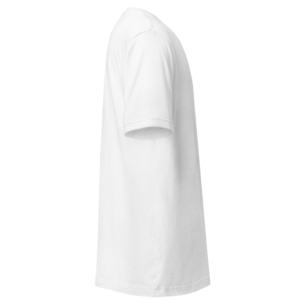T-shirt Blanc African Generation — Monogramme GA doré - vue de profil droit - African Generation