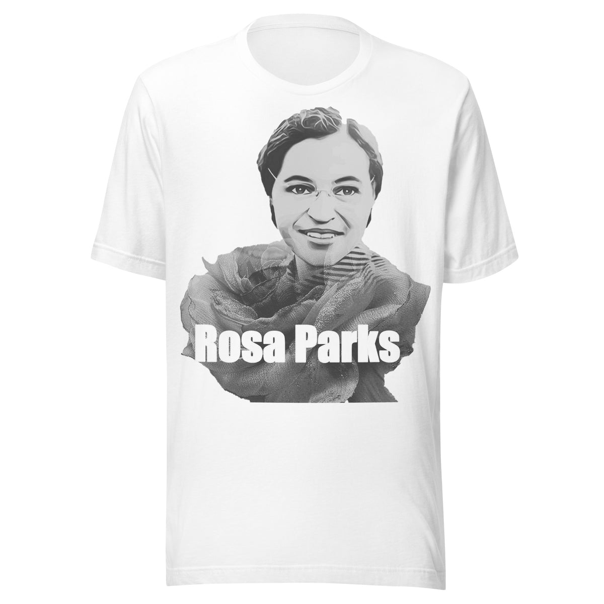 T-shirt « Rosa Parks » — Blanc - vue de face - African Generation