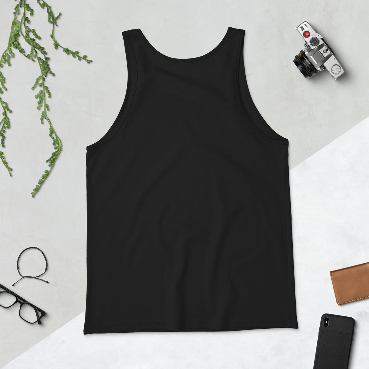Débardeur Danemark +45 noir - vue lifestyle