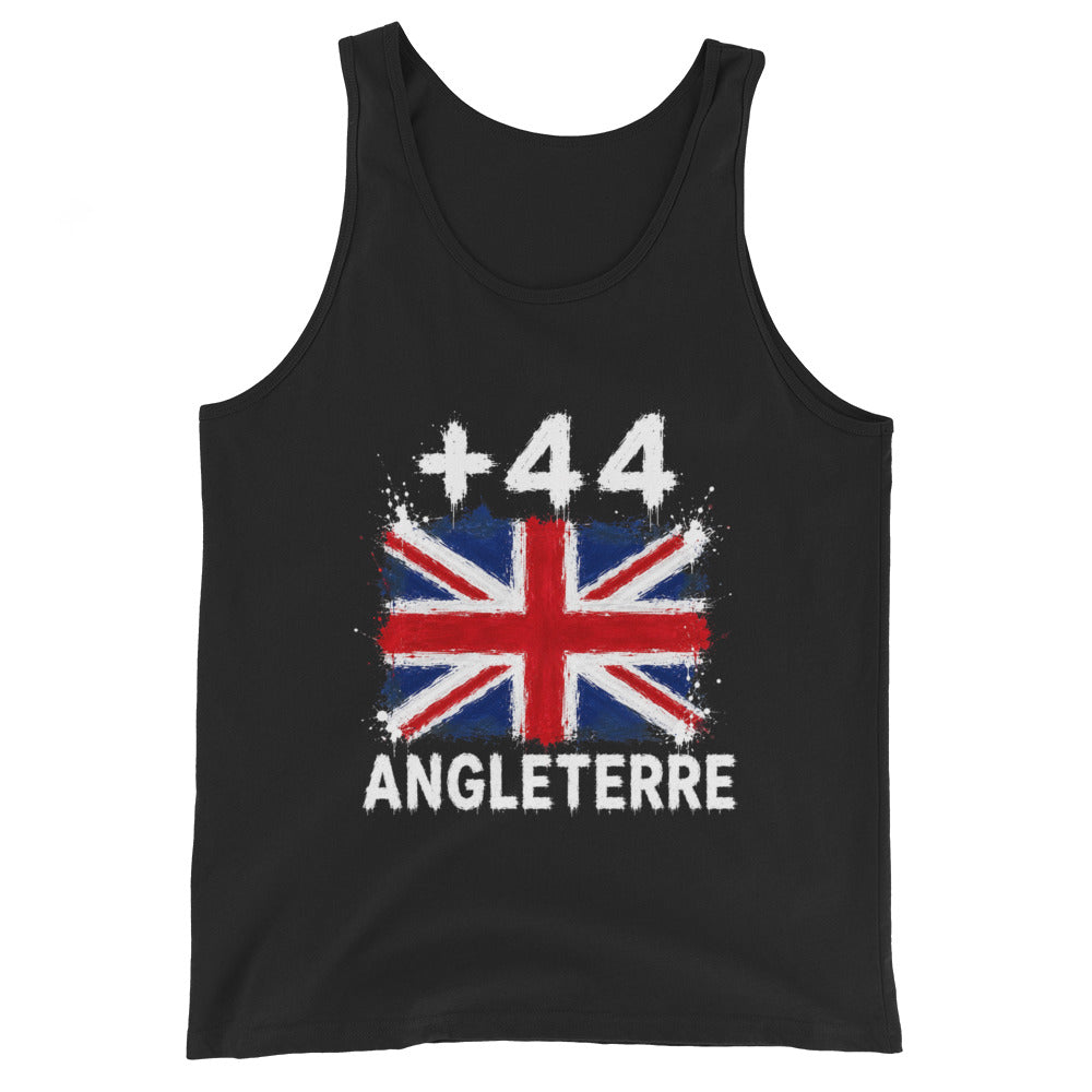 Débardeur Angleterre +44 - Indicatif Fier