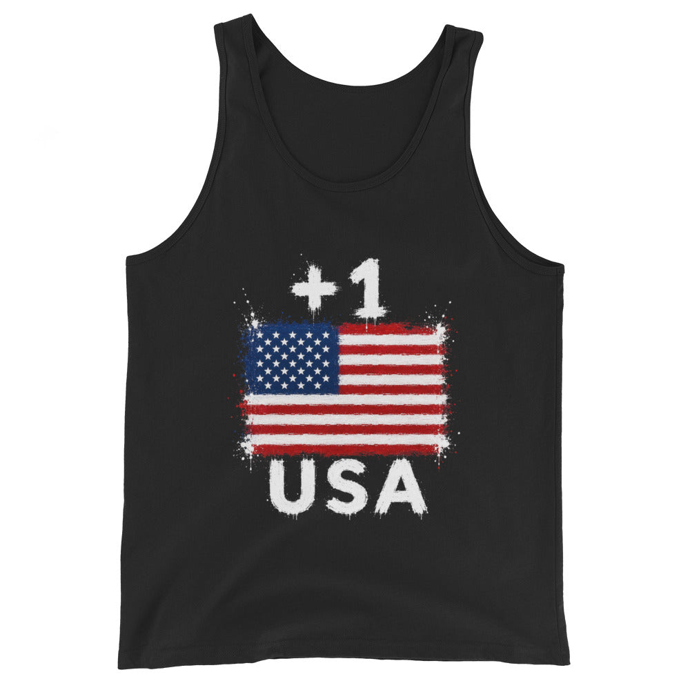 Débardeur USA avec logo drapeau américain