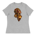 T-shirt Gris Africa Queen - vue de face - African Generation