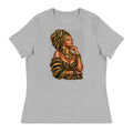 T-shirt Gris Queen Royale - vue de face - African Generation