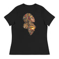 T-shirt Noir Africa Queen - vue de face - African Generation