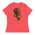 T-shirt Rouge Africa Queen - vue de face - African Generation