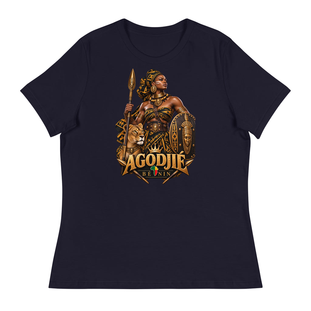 T-shirt Marine AGODJIÉ BÉNIN - vue de face - African Generation